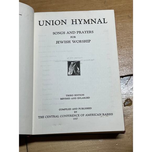 Union Hymnal Songs and Prayers for Jewish Worship 3rd Ed Music Book 1950's. - Picture 5 of 7